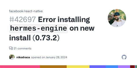 error installing Hermes engine